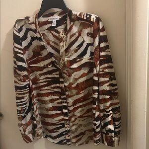 Calvin Klein Multicolor Patterned Blouse